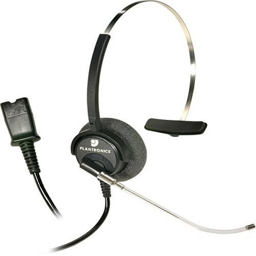 Plantronics H51 Supra® Voice Tube Headset with Integrated Microphone (Mono,) Black