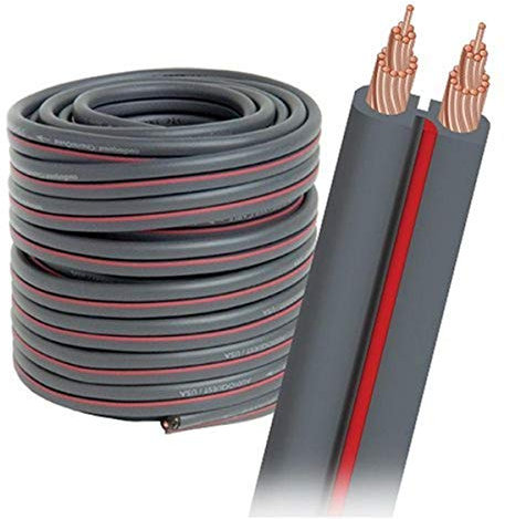 AudioQuest X-2 bulk speaker cable - 14 AWG 30' (9m) spool - gray jacket