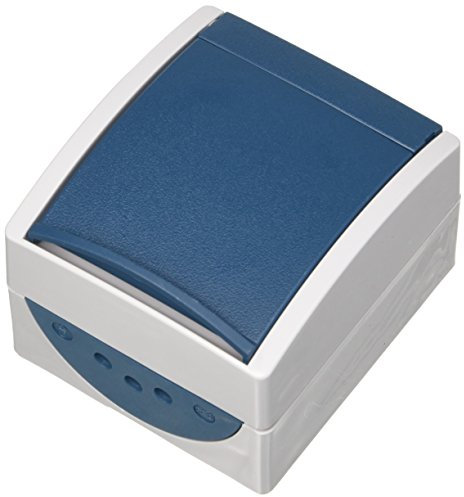 Busch-Jaeger 20 EW-53 SCHUKO® Steckdose mit Klappdeckel (Thermoplast) Grau ocean® (IP 44) 2CKA002083A0817