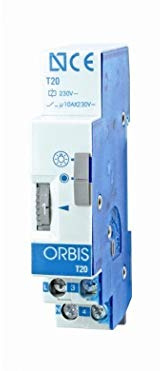 T-20 230 V. AUTOMÁTICO ESCALERA MODULAR RAIL DIN. 45 s a 7 min