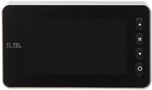 VI.TEL. E0393 12 Spioncino Digitale 4.3 con Sensore di Movimento, Argento