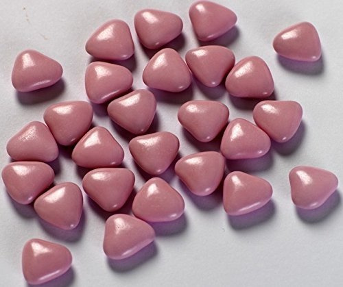 Confetti Pelino - Rose Dragées - Avec chocolat, en forme de coeur - 200 gr
