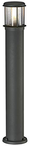 Slv otos cristal - Luminaria pie exterior e27 15w antracita