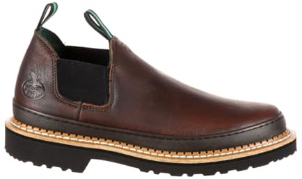 Georgia Giant Romeo Steel Toe Work Shoe, Soggy Brown, Size 9(M)
