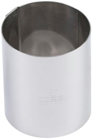 Gobel - Cercle à Pâtisserie en INOX Ø 20 cm - Cercle à Vacherin en INOX - Hauteur 6 cm - Démoulage Rapide et Parfait - Qualité Supérieure - Fabriqué en France