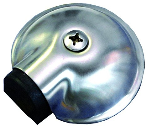 Alpertec 28020920K1 Edelstahl satiniert, Ø 65 mm Höhe: 22 mm Türpuffer Türschoner Boden-Türstopper Neu