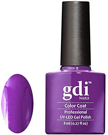 GDI Nails - F43 Purple Wonder - Deep Grape Purple Shade - UV LED Soak Off Gel Nail Polish Varnish - Classic Range - 8ml - ***REQUIRE UV/LED LAMP TO CURE DRY GEL POLISH***