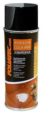 FOLIATEC Interior Color Spray Schaumreiniger Reinigungsschaum für Kunststoffe, Kunstleder und Leder, 400 ml