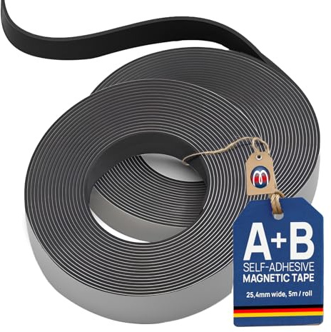 Cinta magnética para Mosquitos 1,5mm x 25,4mm x 5m set de tipo A y B