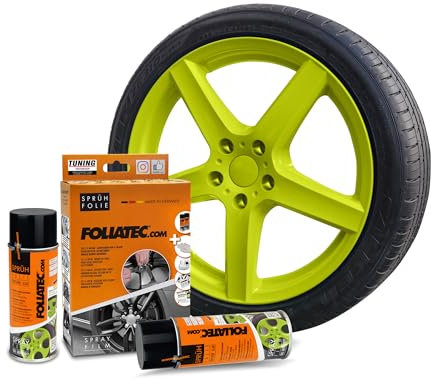 Foliatec 2027 Pellicola Spray, Toxic Green Lucido. 2 x 400 ml