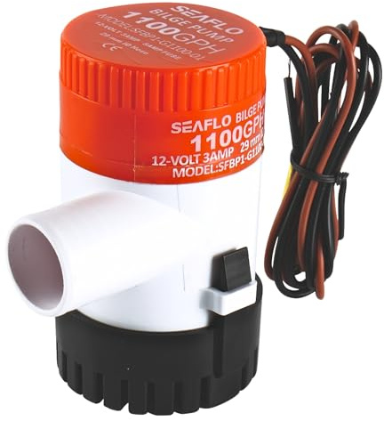 Seaflo 1100 GPH 12v Boat Marine Plumbing Electric Bilge Pumps (1100gph 12v)