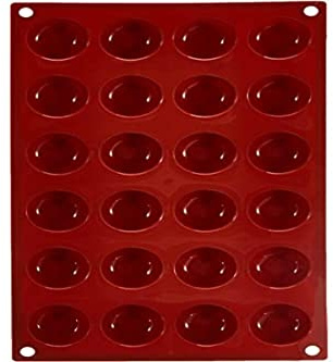 Silikomart Silikonbackform POMPONETTES SF009, Rot