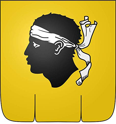 magFlags Drapeau XL Bannière Royaume de Corse Selon Gelre | 2.16m² | 150x140cm