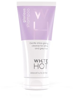 White Hot Shampooing Glorious de, 200 ml, adapté aux femmes aux cheveux gris