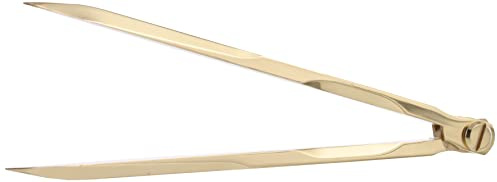 Dreimaster-Bootszubehör, Marinezirkel - Navigationszirkel, gerade 17 cm Messing poliert