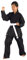 KWON Kinder Kampfsportanzug Karatea Shadow, schwarz, 130 cm, 551101130
