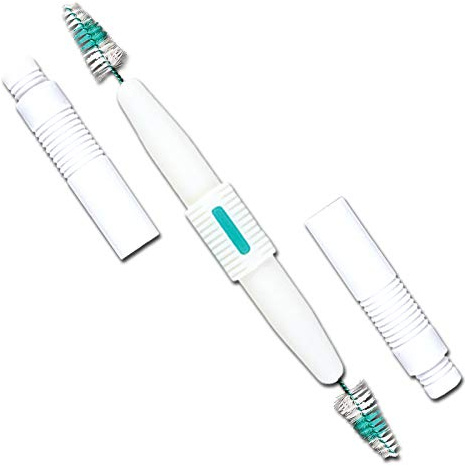 Staino Twins Interdental Brush Dual-Ended Travel Brush, Jumbos, Large Tapered Brush, 36 2-Brush Units - Total 72 Brushes