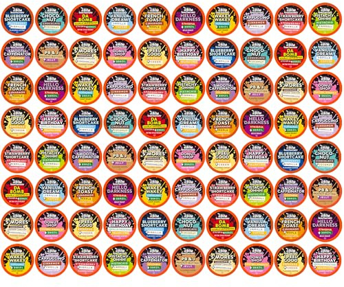 Java Factory Coffee Pods Compatible with K Cup Brewers Including 2.0, Assorted Variety Pack, 80 Count