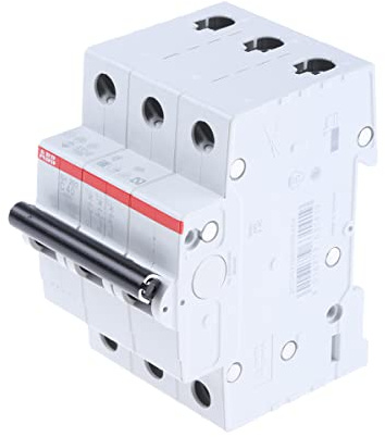 ABB SH200 Miniaturüberlastschalter Typ C, Pol 3-polig 40A 440V ac, Abschaltvermögen 6 kA ComPact Home