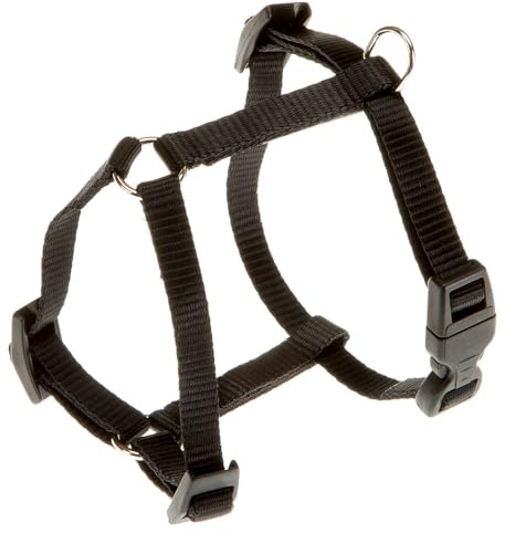 Ferplast Pettorina Cane Taglia Piccola CHAMPION XS, Pettorina Gatto Regolabile in 3 Punti, Facile da Indossare, Torace 25-38 cm. Nero
