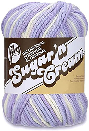 Lily Sugar 'n Cream Ombre Knitting Wool Yarn 56.7g -2027 Spring Swirl Ombre