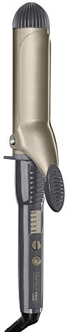 Conair INFINITIPRO Tourmaline 1 1/2-Inch Ceramic Curling Iron, 1 ½ inch barrel produces soft waves – for use on medium and long hair