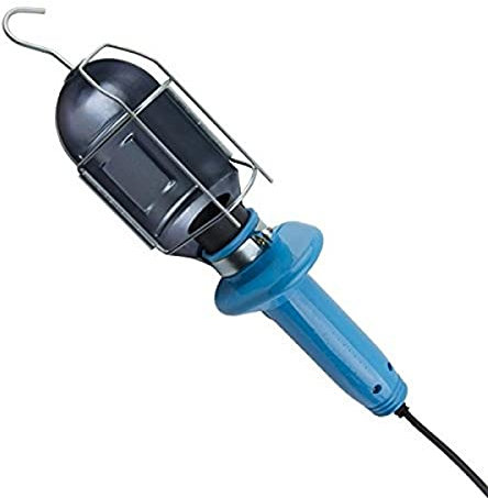 Electraline 60998 Lampada Portatile con Interruttore, Uso in Cantiere/Ispezione/Officina/Cantina/Lavoro/Garage, Cavo 5 m