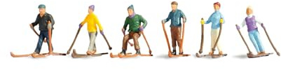 Noch - 36828 - Modélisme Ferroviaire - Figurine - Skieurs