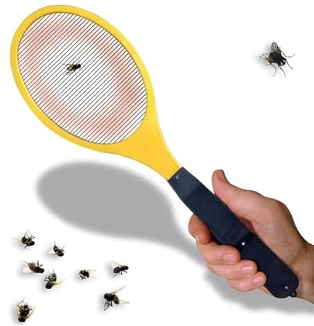 Raquette électrique tue Antimoustiques mouches insectes volants