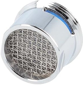 tecuro Design Strahlregler- M 22x1 AG verchromt, Ø 19 mm, mit LongLife Kalkschutz dank weitmaschigem Sieb und Schmutzvorsatz
