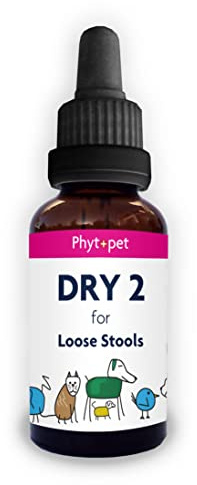 Phytopet Dry 2 | 100ml | 100% Natural Herb Supplement | Herbal Support for Diarrhoea, Loose Stools, and Irritable Bowel Syndrome | Ideal for Dogs, Cats, Birds, Horses, Pets |