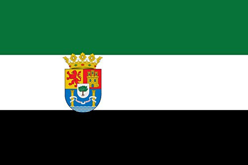 magFlags Bandera Large Extremadura | Extremadura España | bandera horizontal | 1.35m² | 90x150cm