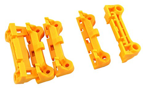 sourcing map 5 Pcs CPU Halterung Sockel Retention Mount Plastik für AM2 AM3 FM1 FM2 FM2+ Gelb