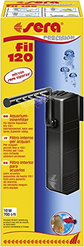 Sera, filtro interno per acquario, in design modulare, con supporti di filtraggio, a bassa manutenzione, per piccoli acquari fino a 60 o 120 litri, adatto anche per vasche per tartarughe