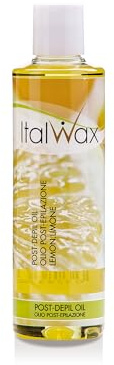 Italwax Loción Post - depilatoria - 250ml - Tónico con propiedades antisépticas - Aroma de limón - Hidrata y elimina los residuos de cera