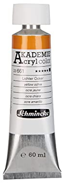 Schmincke AKADEMIE Acryl color Lichter Ocker in 60 ml-Tube, 23 661 011