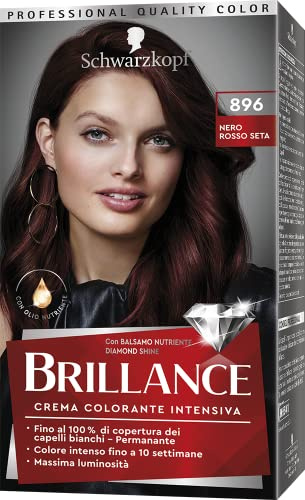 Testanera Brillance Cream Intensive Coloring Dye Cream Nr. 896 - schwarz-rot
