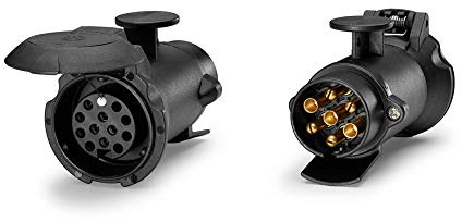 Volkswagen 000055300D Adapter Anschluss Anhängevorrichtung Anhängerkupplung, 7-polig auf 13-polig