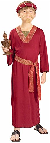 Rubies Child's Forum Biblical Times Wise Man Costume, Burgundy, Large