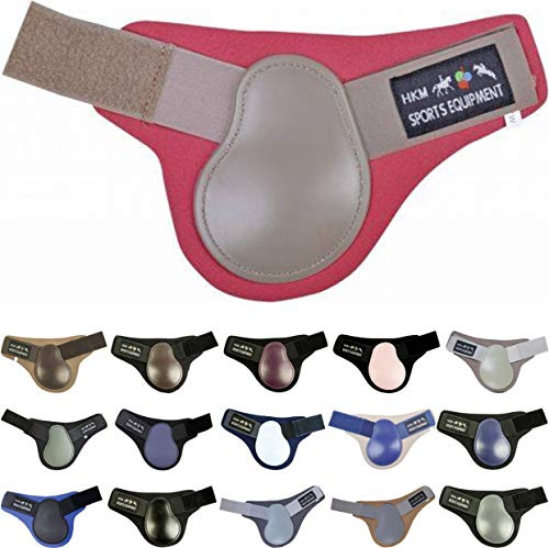 HKM 561088 HKM Streichkappen Softopren für Hinterbeine, Pony, taupe/schwarz
