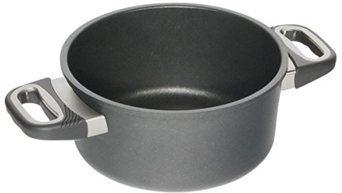 AMT Gastroguss Bratentopf 20 cm Ø, 10 cm hoch, induktionsgeeignet, Lotan® Antihaft-Veredelung, Gusspfanne (Aluguss), AMZN-I-1020