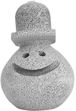 Reiska | Vielseitiger Sauna Wichtel | als Deko, Talisman, Massagestein oder Glücksbringer ø 45 mm, H. 65 mm, 170 g, aus finnischem Speckstein