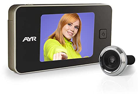 Ayr Exitec 752 - Digital Door Viewer (3.2 Inch Screen, 38-110mm) - Silver/Black