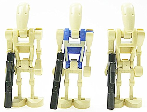 LEGO Star Wars - 2 Droiden-Piloten und 1 Kampfdroiden mit Zubehör genau wie abgebildet
