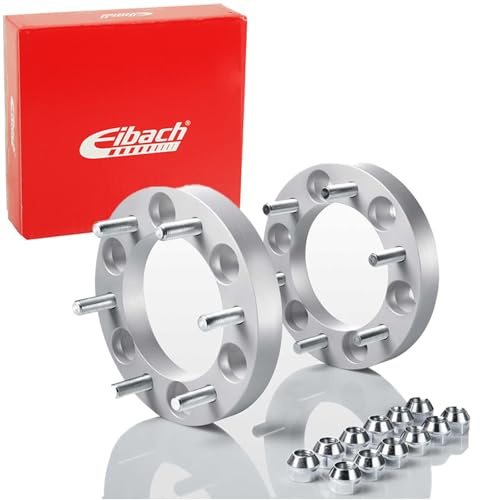 Eibach S90-8-25-002 Spurverbreiterung Pro-Spacer System 8 50 mm 6/139,7 106,5 | Eibach Pro-Spacer 50mm Spurverbreiterung Silber 2x25mm Spurplatten LK:6x139,7mm