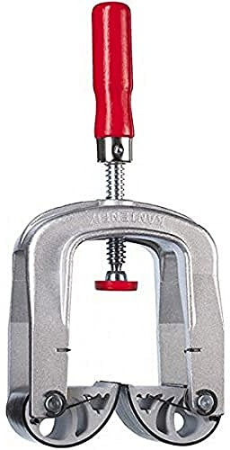 BESSEY Kantenzwinge Kantenfix KF2 | 10–40 mm Spannweite | 80 mm Ausladung | Schnelles und präzises Fixieren von Kanten und Stirnseiten ermöglicht saubere Ergebnisse mit komfortabler Einhandbedienung