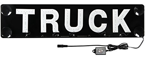 LAMPA 98860 Truck- Aufschrift Demo A LED für LKW | Ausgang 24 V, Tabelle, 4 Sauger, Verkabelung, 5 Buchstaben Truck, OEM 98860