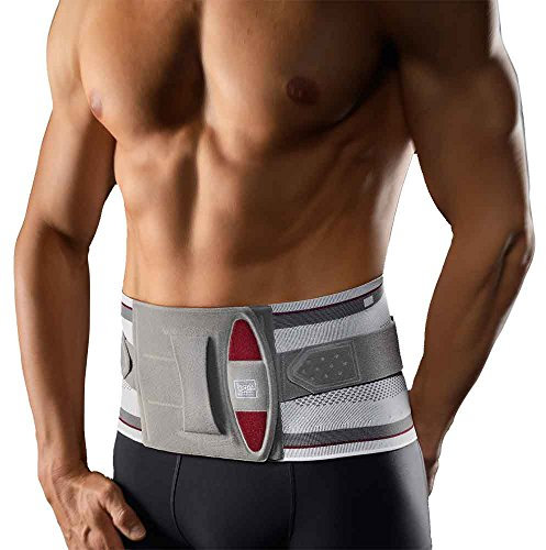 Bort select Stabilo® Rückenbandage mit Pelotte, Gr. 3, silber