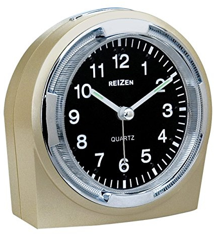 Reizen Braille Quartz Alarm Clock with Vibrating Option