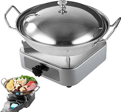 3St Spirituskocher Innenraum Mit Topf Campingkocher, Alkoholbrenner, Edelstahl Einstellbare Feuerkraft Winddichter Brenner Spirituskocher Innenraum Set Für Grill Eintopf Freien Camping Grillen